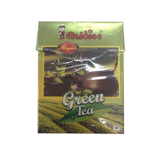 Чай зеленый листовой Роял Дарджилинг Голди (Goldiee Royale Darjeeling Green Tea), 100г